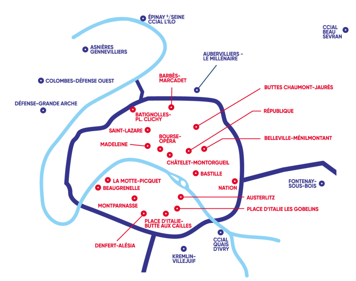 Les clubs Neoness en France