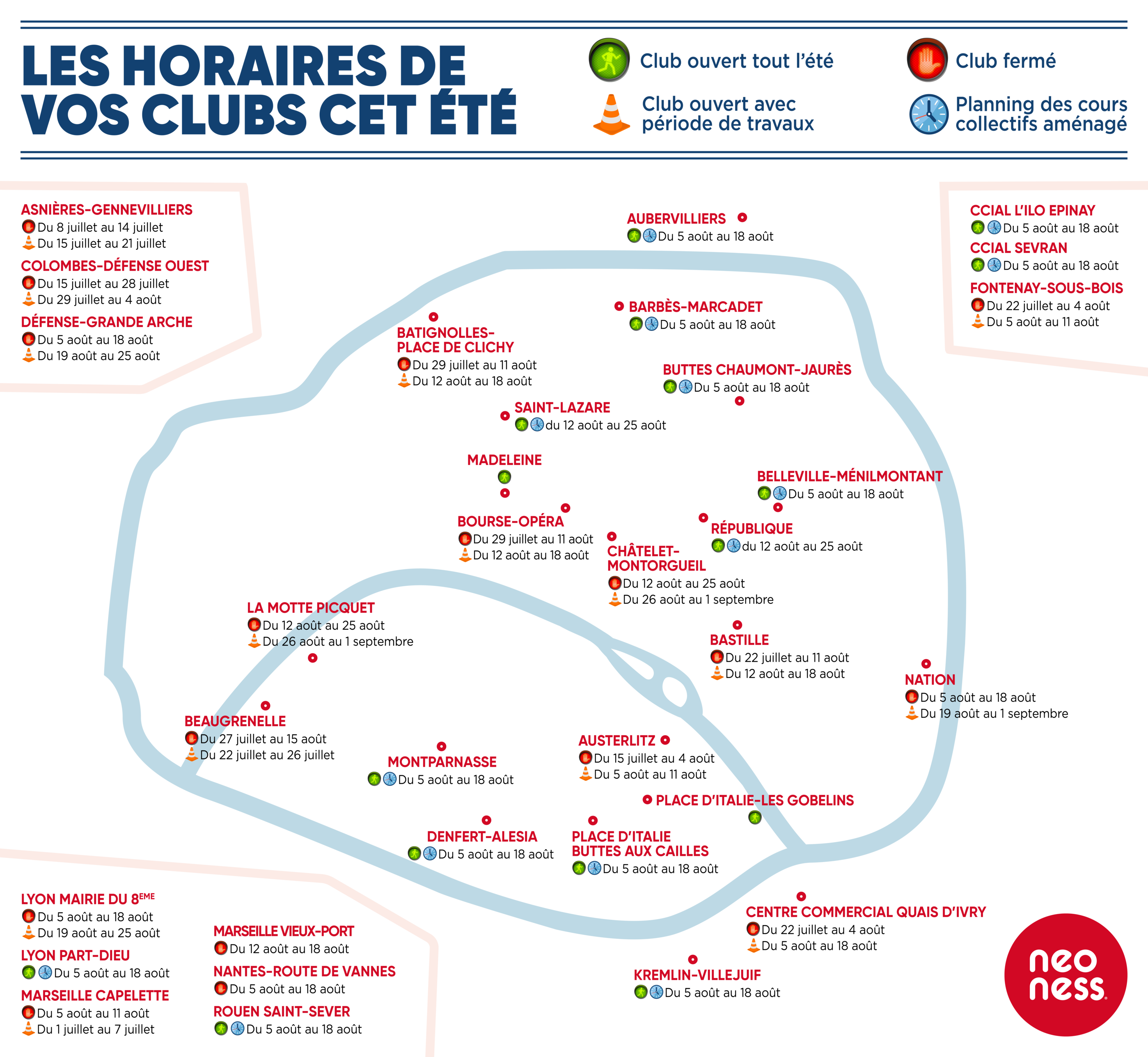 Planning été