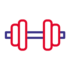 Pictogramme haltères